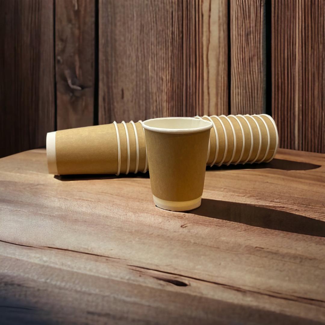 Double Wall Paper Cup - 8 oz 280 ml (500pc) | DOCKYARDCOFFEE